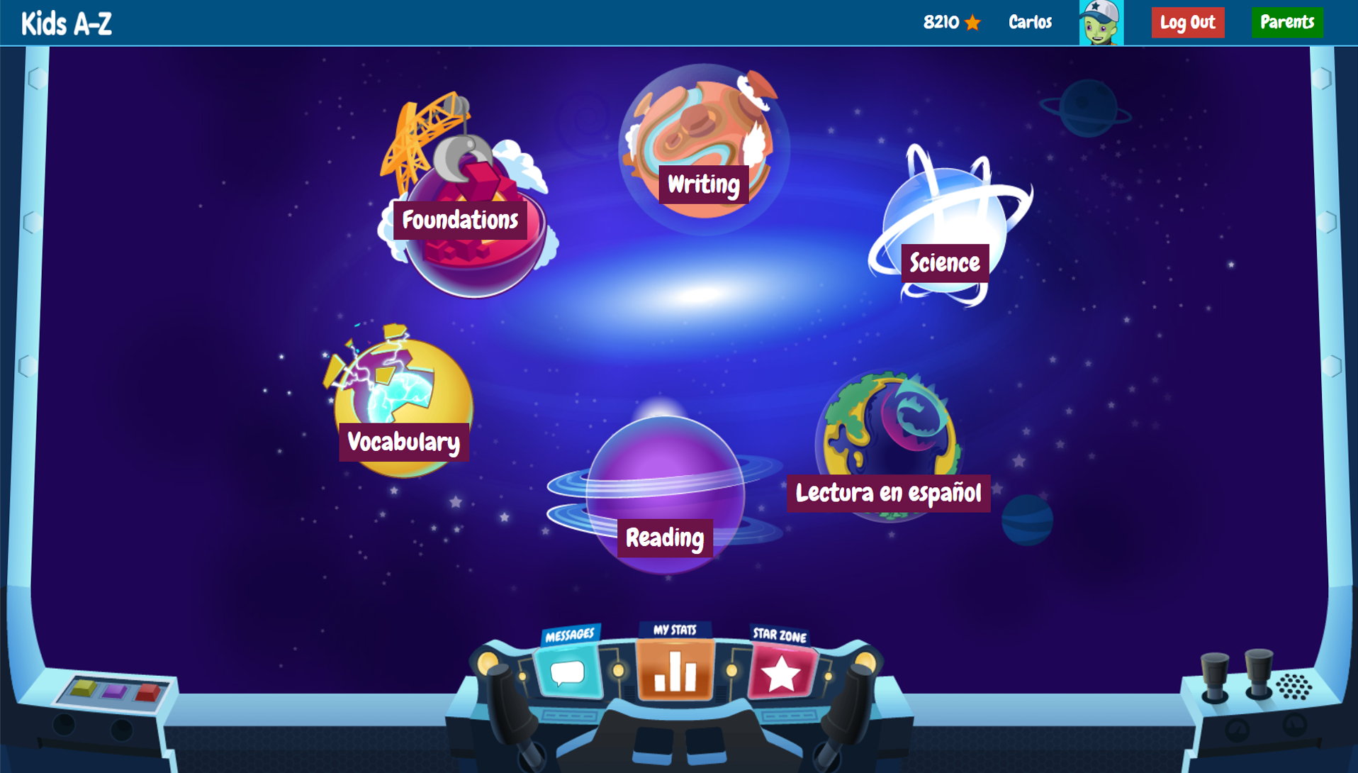 Project Two image 1: playful cartoon style icons and smooth transitions